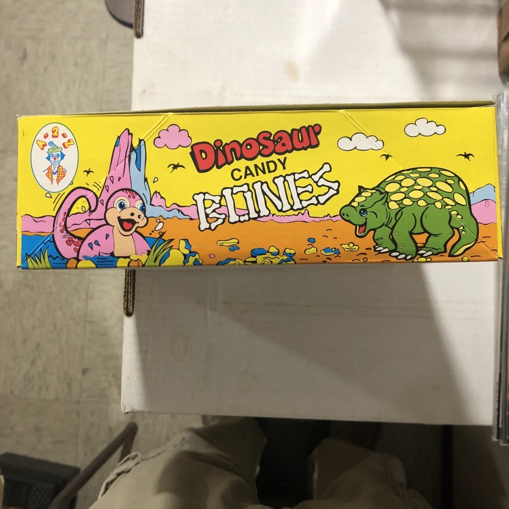 A-2-Z Dinosaur Candy Bones Box X 72