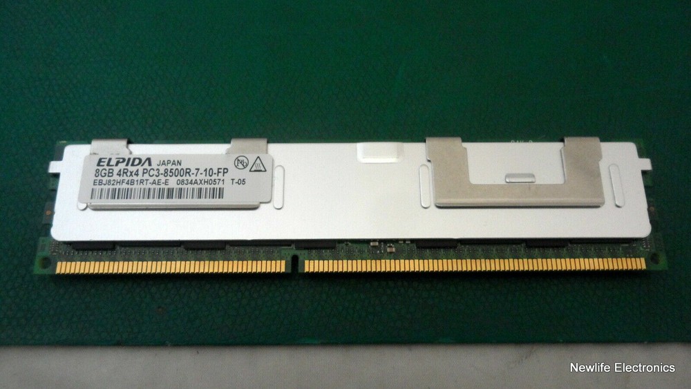 Elpida EBJ82HF4B1RT-AE-E 8GB PC-8500 DDR3 SDRAM Server Memory