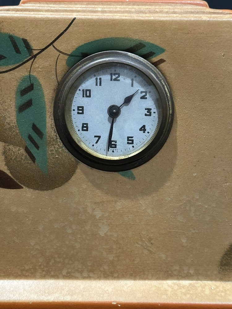 Art Deco Ceramic Mantle Clock circa 1930