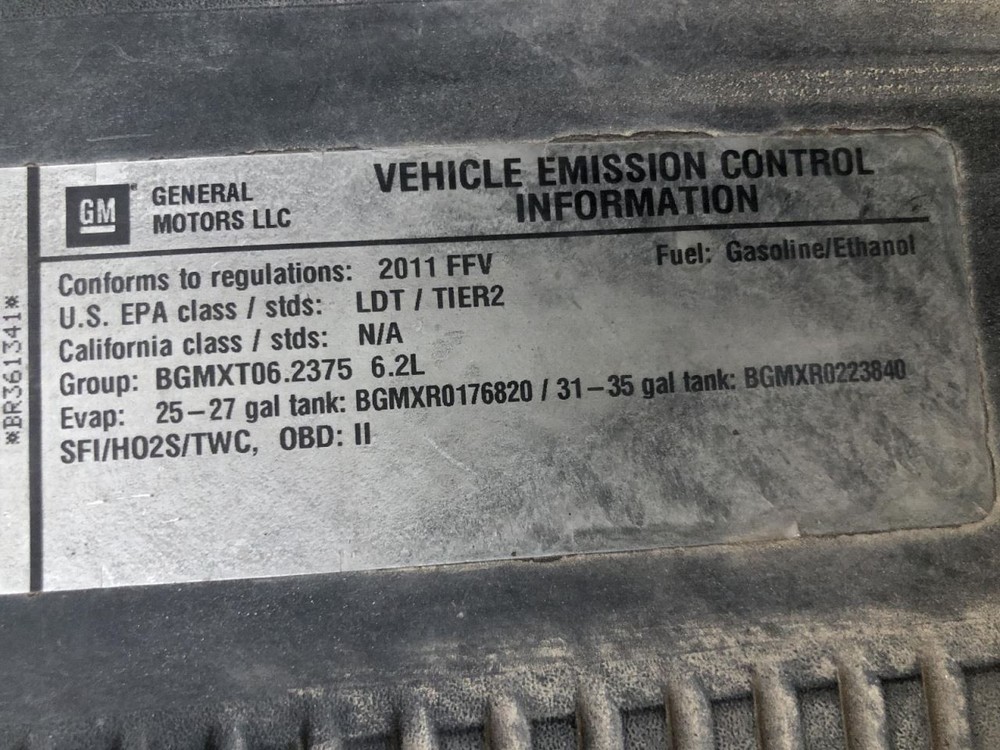 Sun Visor Left Driver Illuminated Fits 07-14 ESCALADE 965122