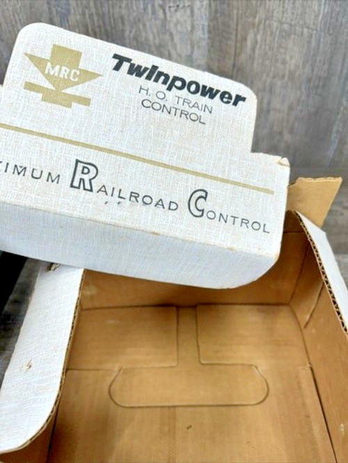 Train Max Rail Control Twin Power Remote Train Controller Model 202UL- As Is