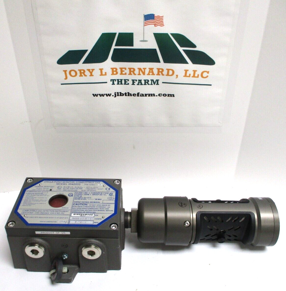 GENERAL MONITORS , IR4000S & IR400 , COMBUSTIBLE INFRARED GAS DETECTOR , SURPLUS