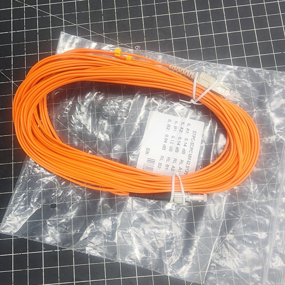 ST to SC Multimode Patch Cable ST/PC-SC/PC MM 62.5/125 DX 10M [A8B1]