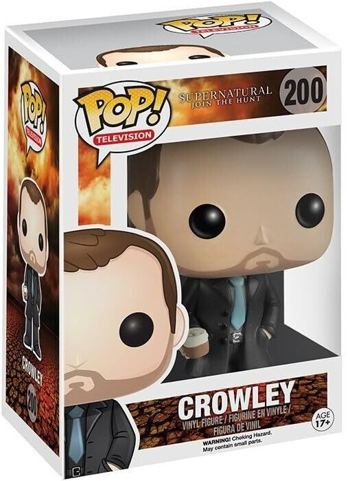 Funko Pop Supernatural: Crowley (Crossroads Demon) Figure w/ Protector
