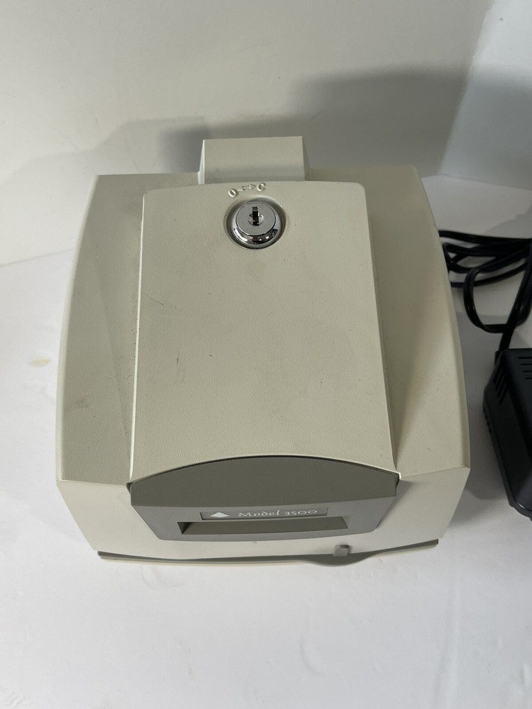 Pyramid Technologies Model 3500 Time Clock Used NO KEY