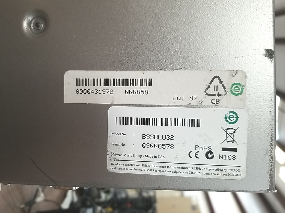 Soundweb London Blu-32 Signal Processor. *READ⬇️*