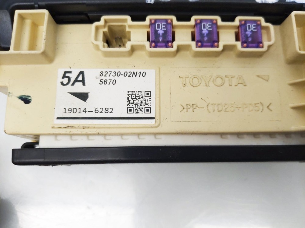 2020 Toyota Corolla Multi Plex Network Computer Module Unit 82730-02N10
