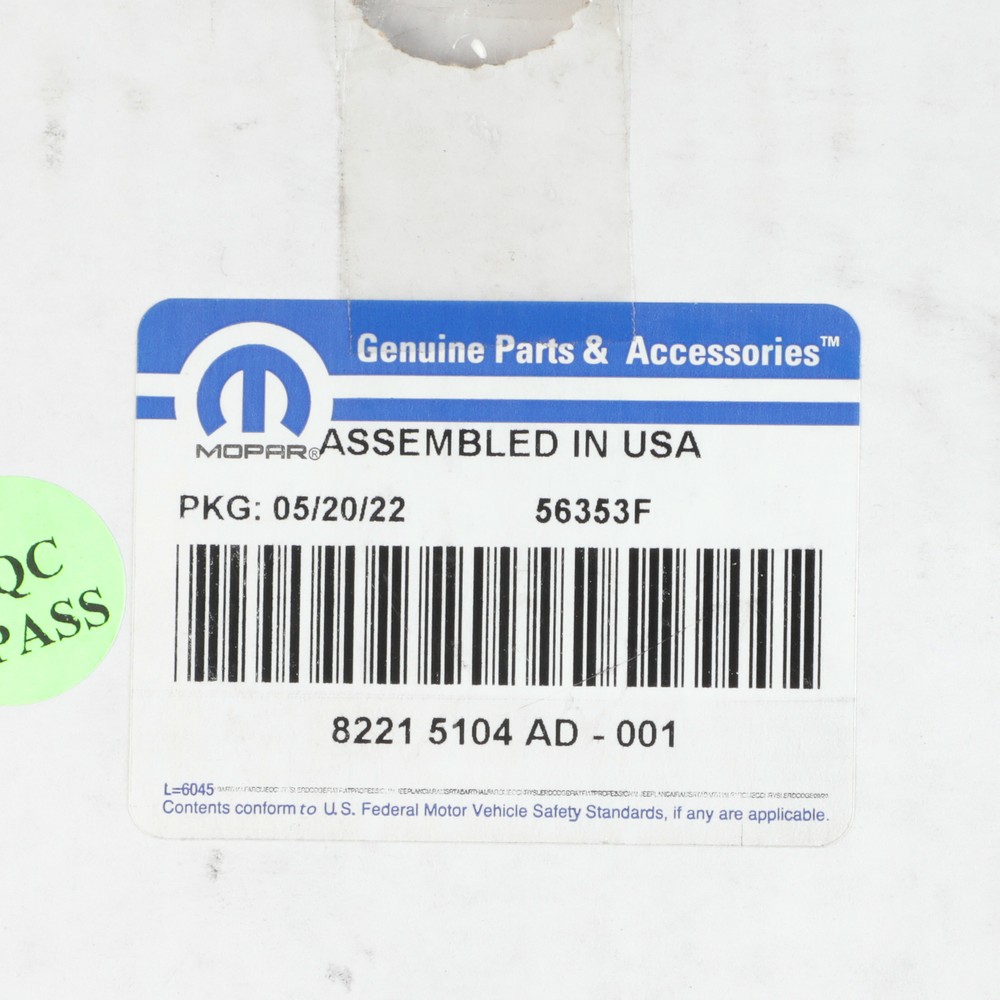 Genuine Mopar 2016-2018 Dodge Durango Remote Start System 82215104AD