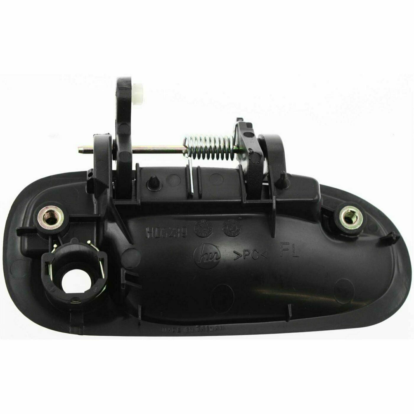 NEW Front Outside Door Handles Set LH RH Smooth Black for 1996-2000 Honda Civic