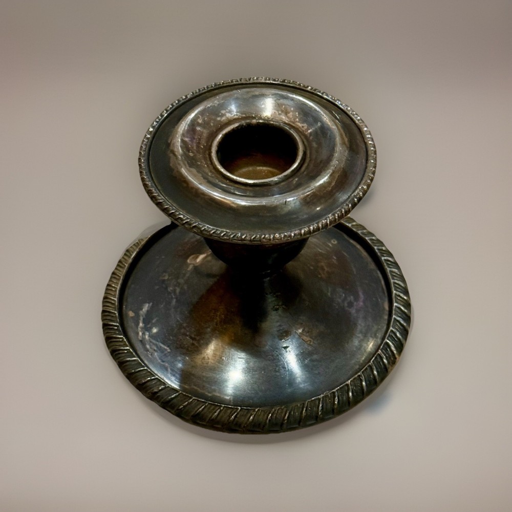 Vintage Benedict Proctor Silver Plated Candlesticks BP 2465 Candle Holders 1940s