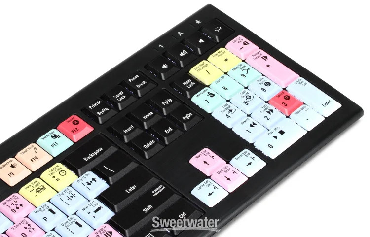 LogicKeyboard ASTRA2 Backlit Keyboard for Avid Pro Tools - PC
