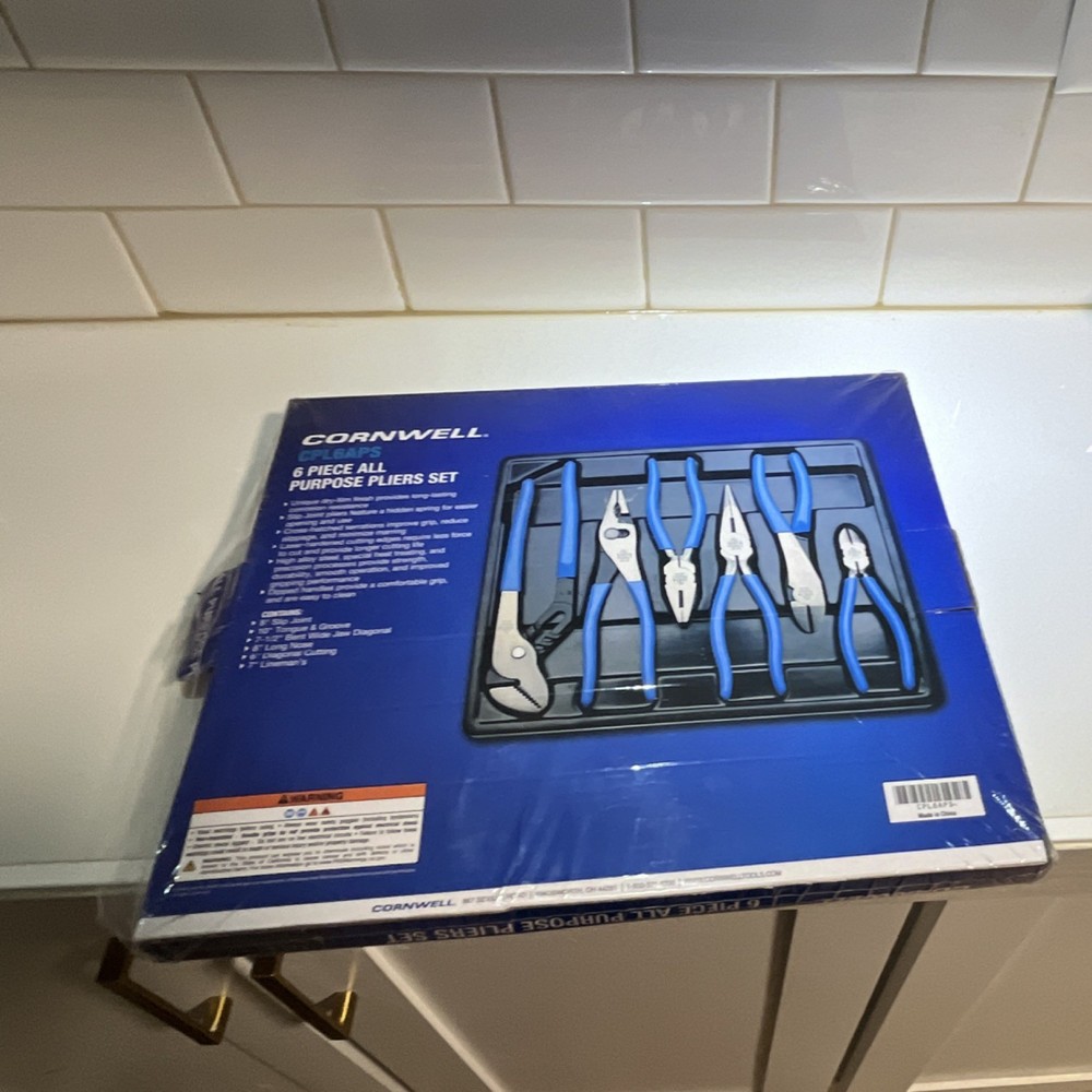 6 Piece All Purpose Pliers Set Cornwell CPL6APS