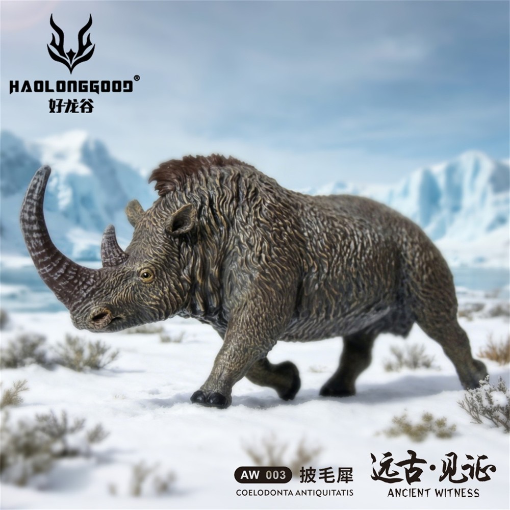 HAOLONGGOOD 1/35 Woolly Rhinoceros Figure Coelodonta Antiquitatis Model GiftToys