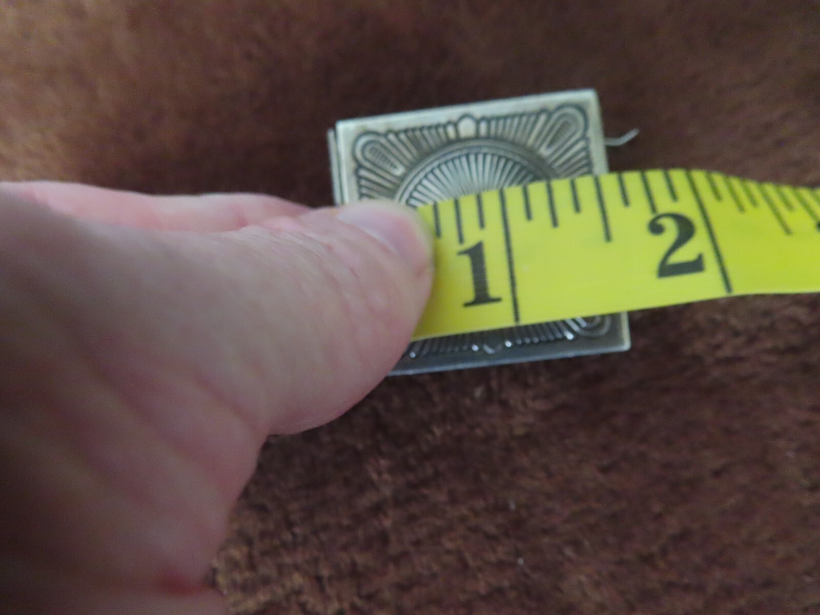 Vintage Pat Bedoni Sterling Silver .925 Navajo Trinket Box 51 grams 1.8 oz $550