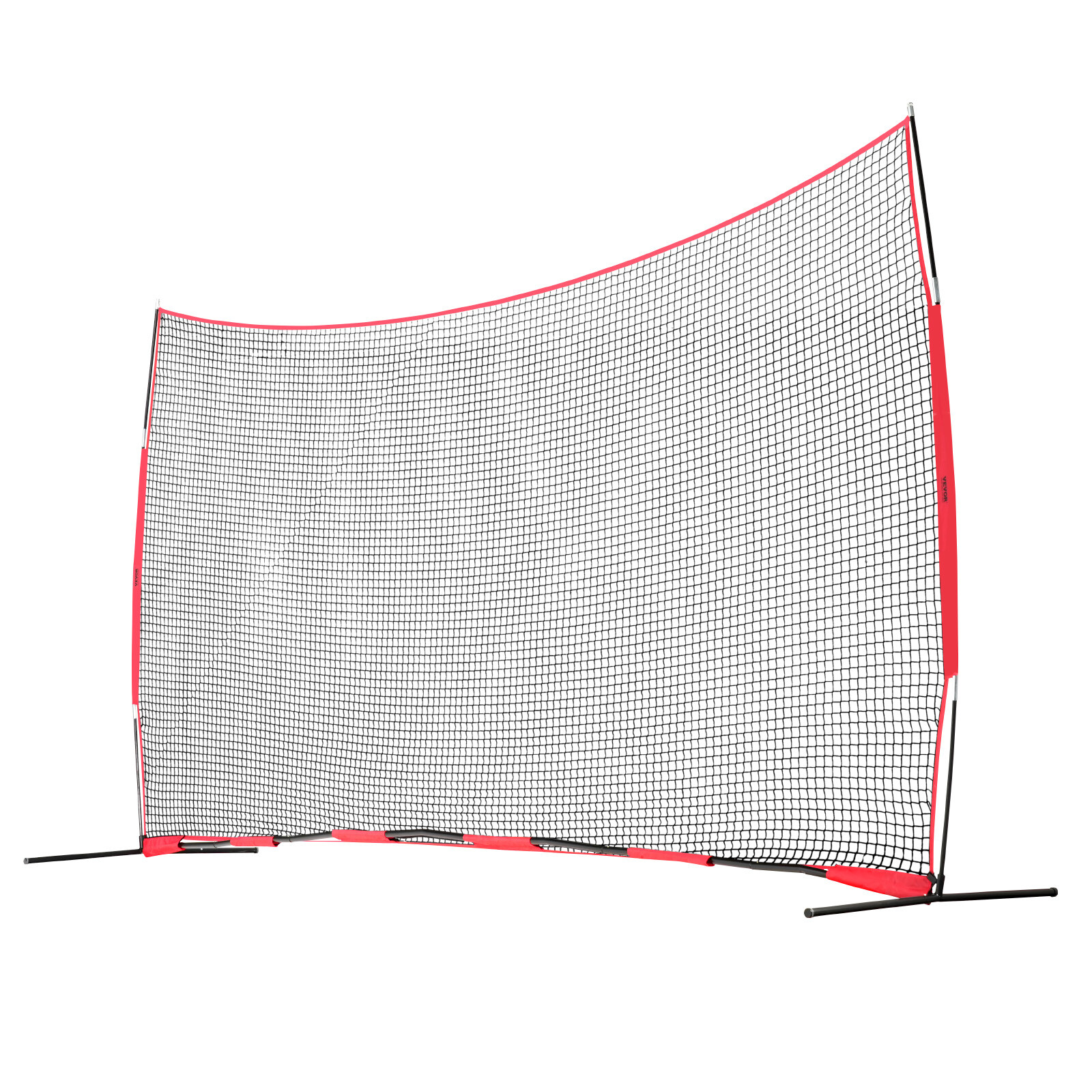 VEVOR Barricade Backstop Net Ball Sports Barrier Softball Practice Net 20x10ft