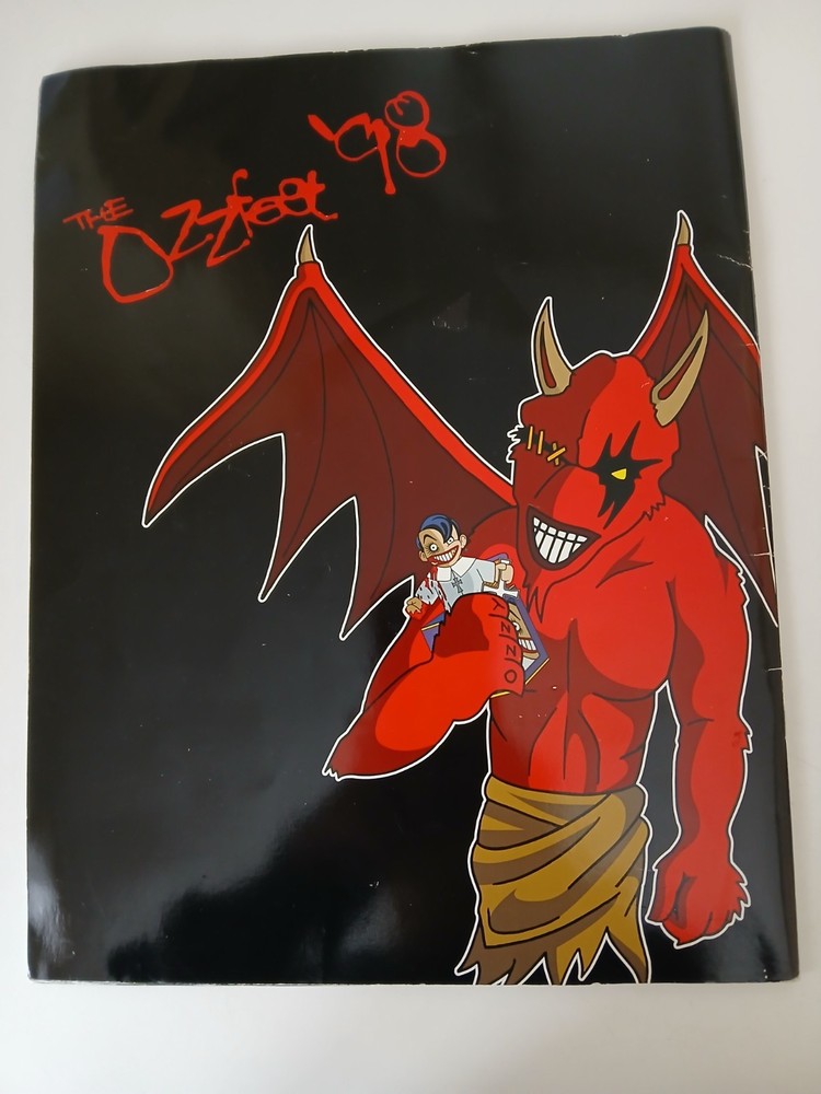 Black Sabbath OZZFest Collectible 1998 Tour Book Program OZZY Osbourne