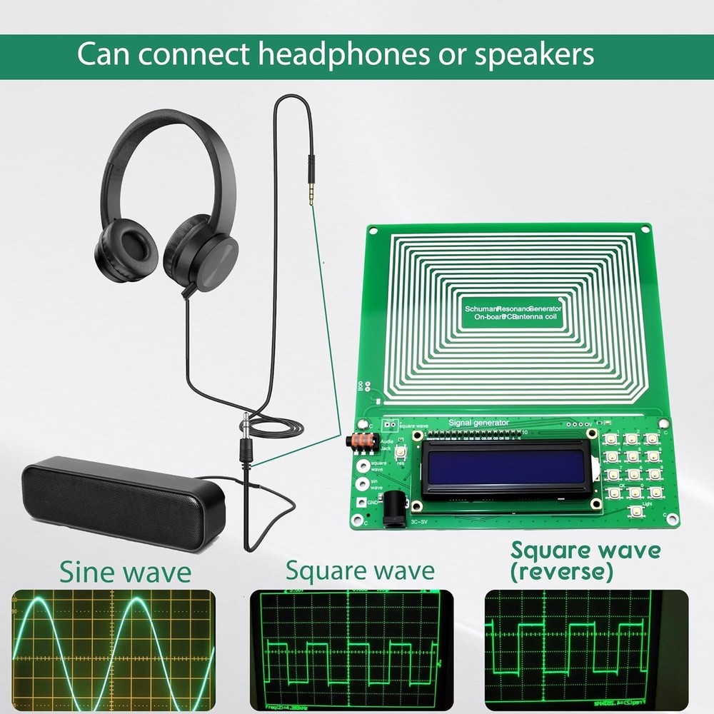 Schumann Wave Resonance Generator 7.83Hz: Versatile Pulse and Frequency Control