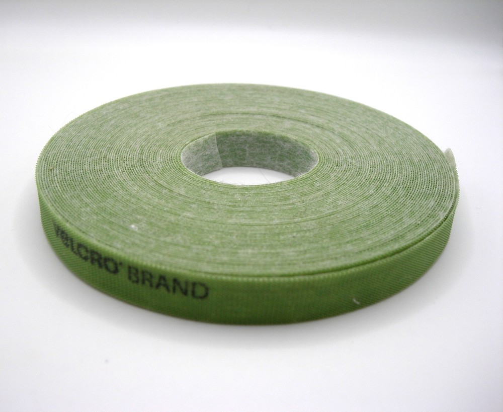 Hook and Loop Tape Strip Back Roll-Green -See pictures