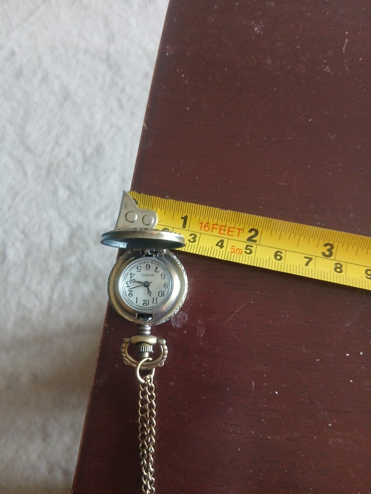 Vintage Looking Pendant Watch On Chain (Working)