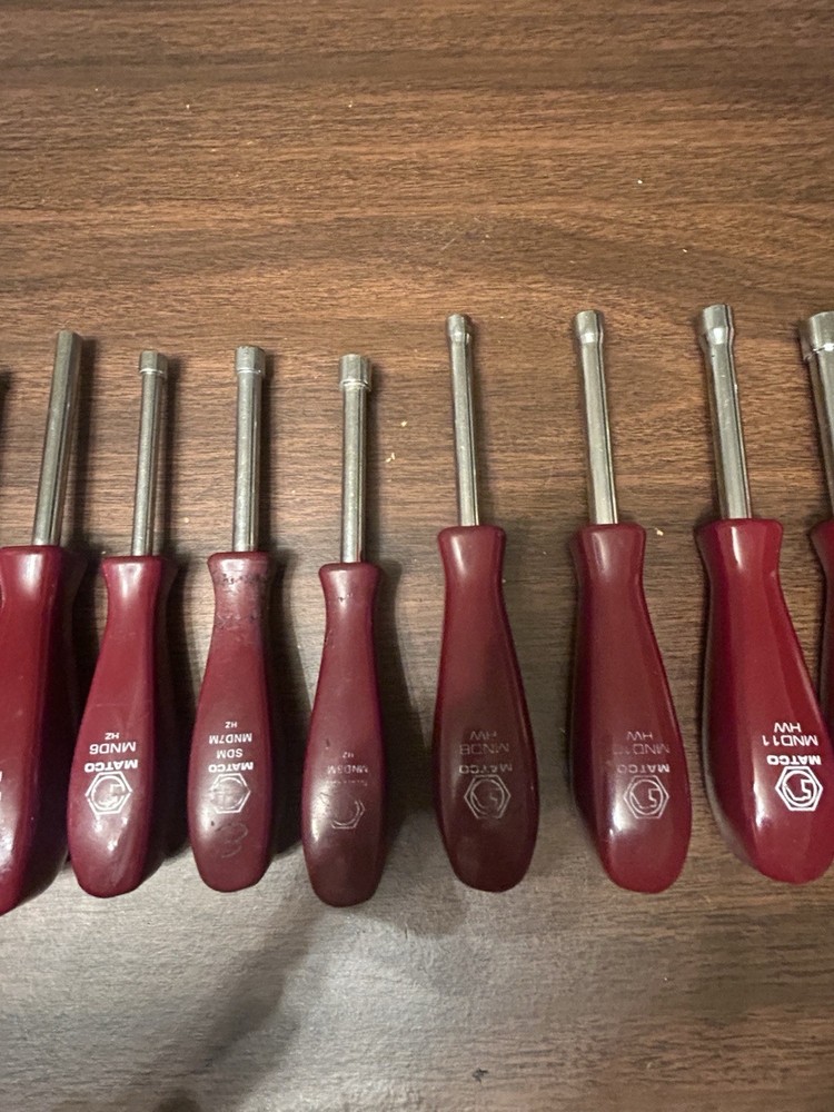 Matco 14pc Nut Grip Screwdriver Set Hard Handle
