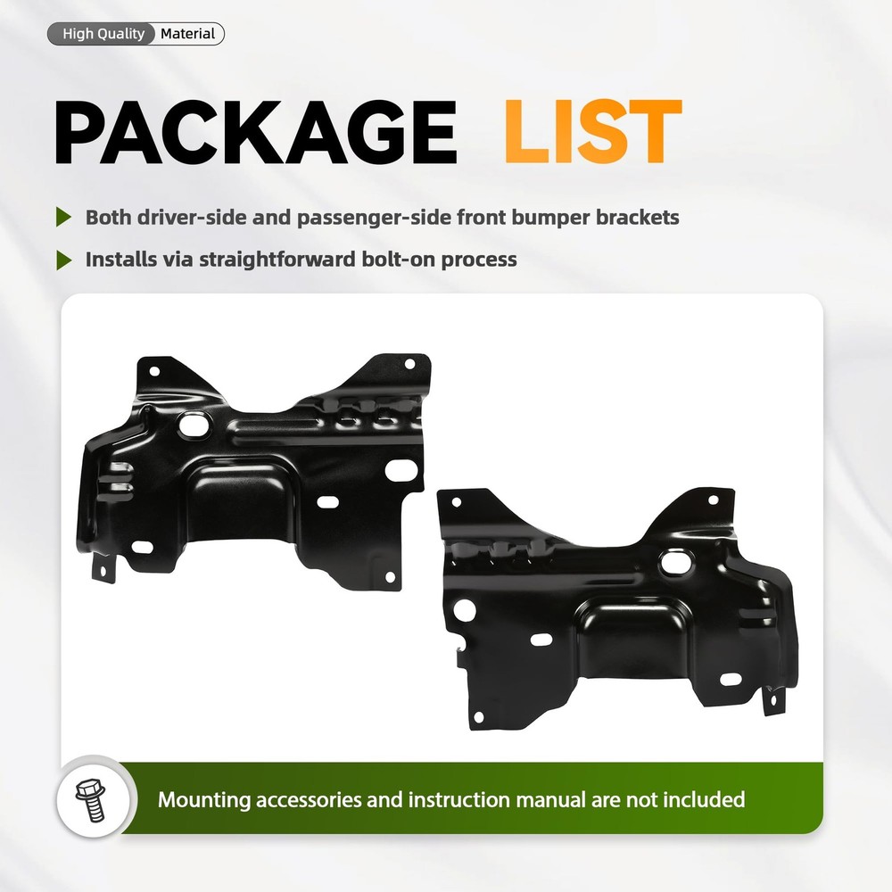 Front Bumper Support Brackets Set for Ford F-150 2009-2014 Left Right