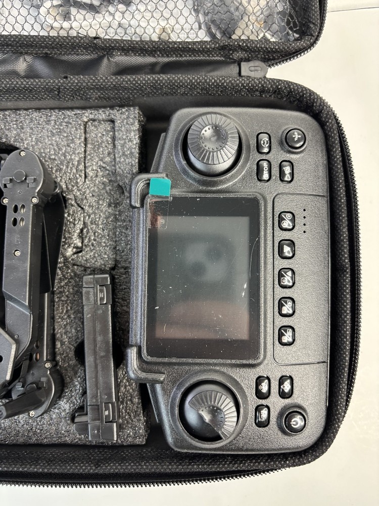 E88 Screen Foldable Drone With Controller Camera Case Ready To Fly! Black