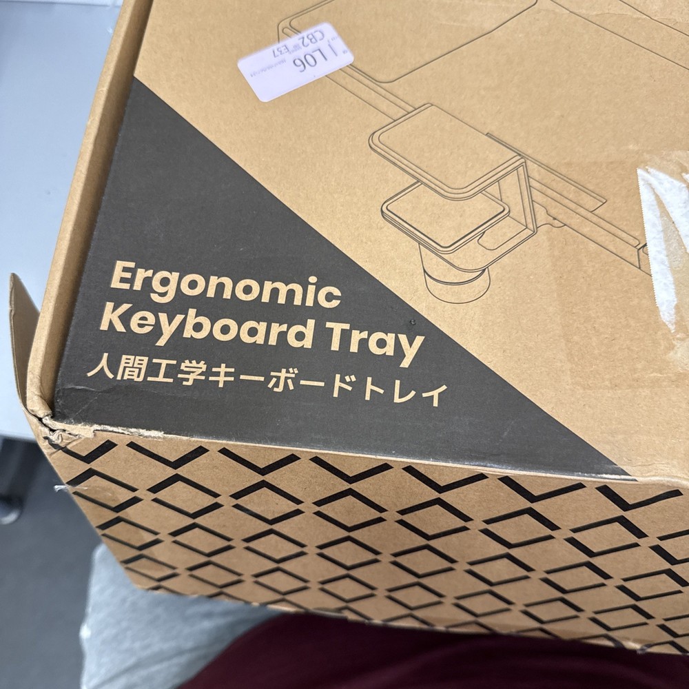 Klearlook Keyboard Tray Under Desk with 360° Rotation, Ergonomic Computer Keyboa