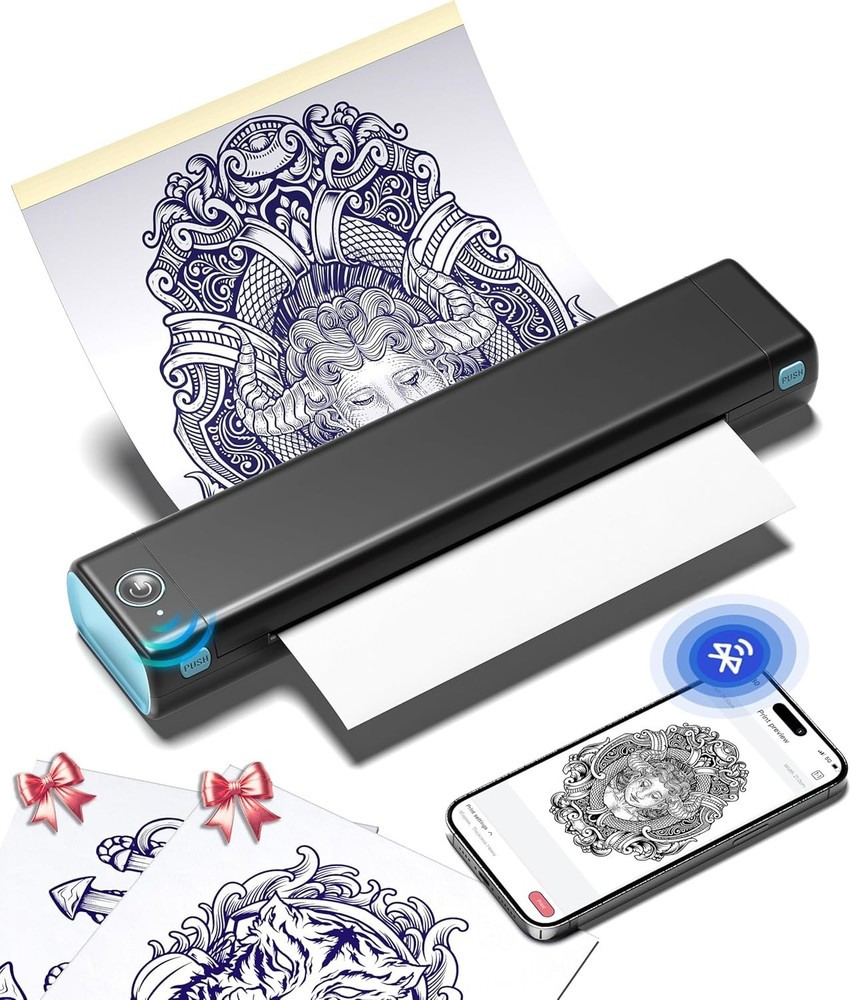 M08F Tattoo Stencil Printer - Powerful APP Editing