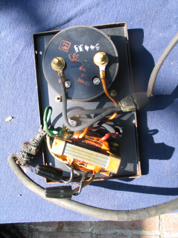 Vintage Miller Alternator Diode Tester Box Ammeter Amp Meter Transformer Based