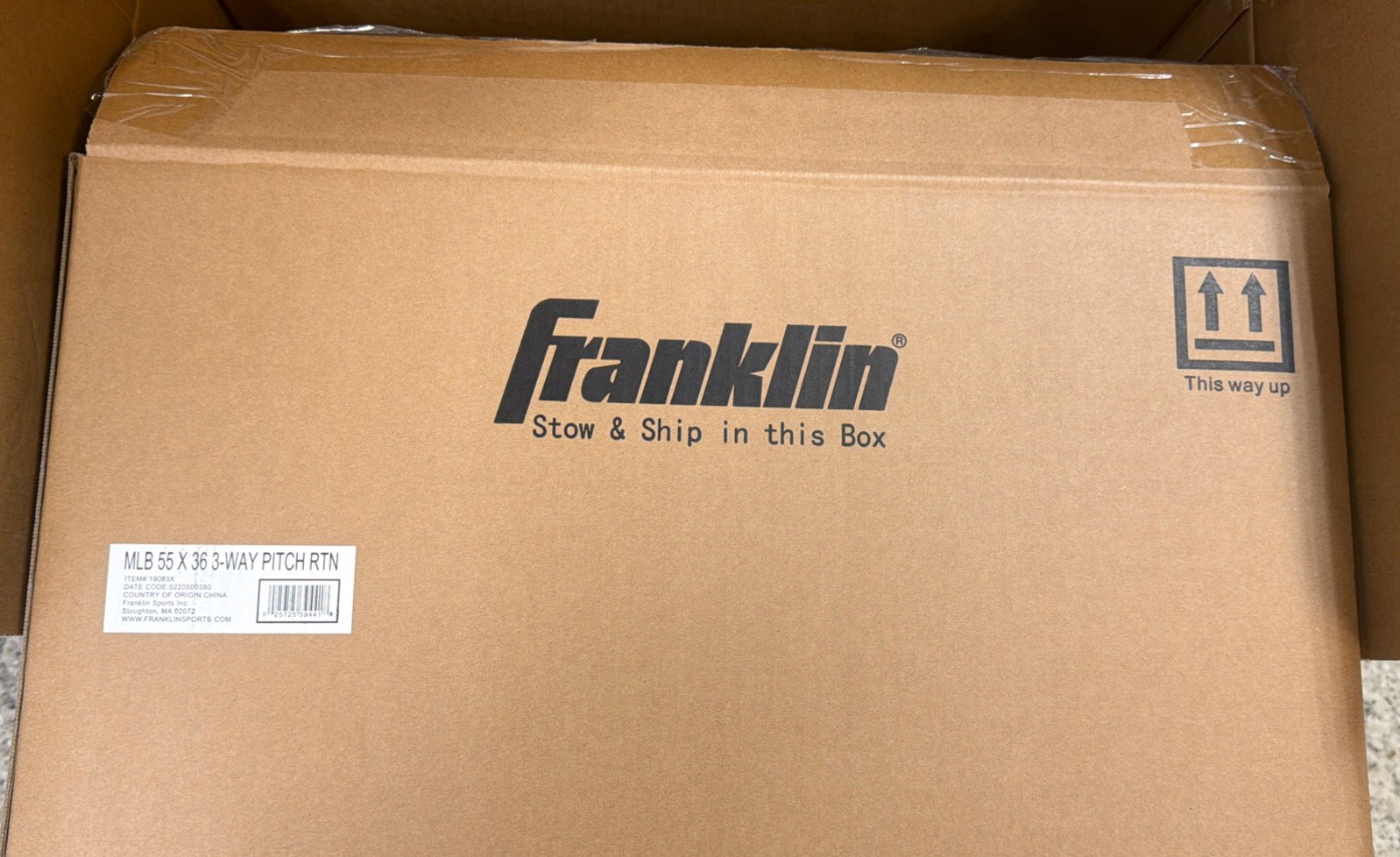 Franklin Sports Return Screen and Pitching Target, New In Box