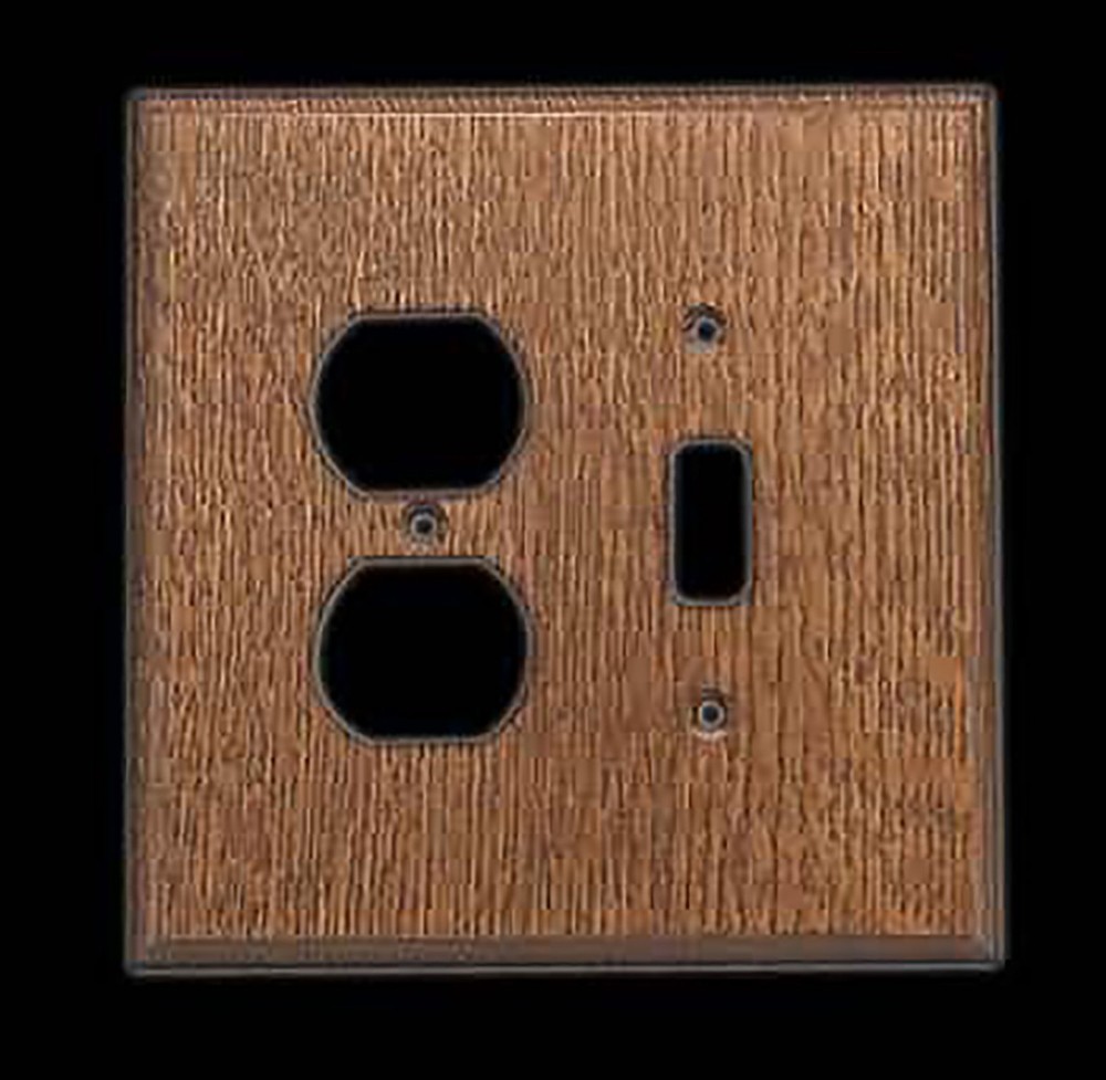 Switchplate Oak Toggle/Outlet | Renovator's Supply
