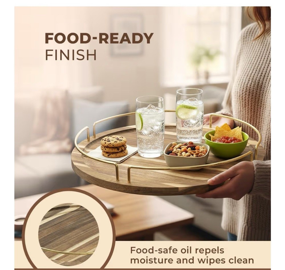 Acadia Wood Serving Tray