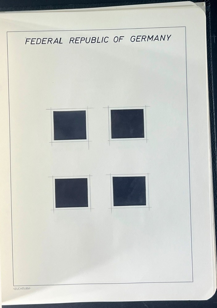 Federal Republic of Germany Lighthouse Leuchtturm Album 1949-1956 ZAYIX