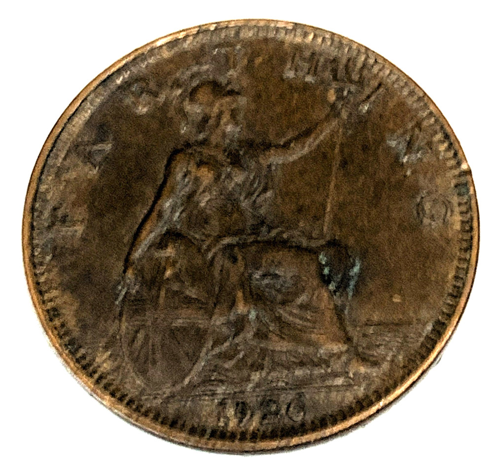 # C5133     GREAT BRITAIN     COIN,     FARTHING   1926