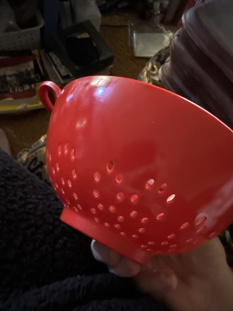CULINARY ELEMENTS RED COLANDER 100% MELAMINE