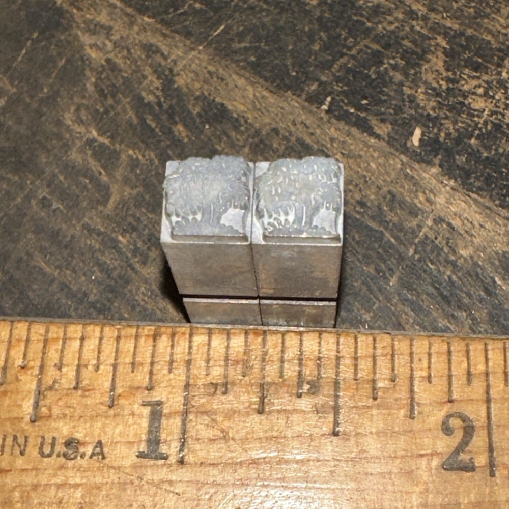 2 Printing Blocks ( Trees ) Dingbats Small