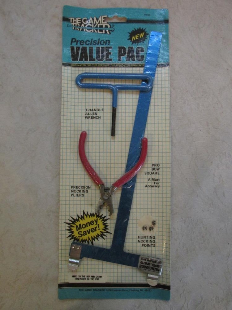 Vintage Game Tracker Precision Value Pac - Comp & Sealed New - Bow Tools & Acc's