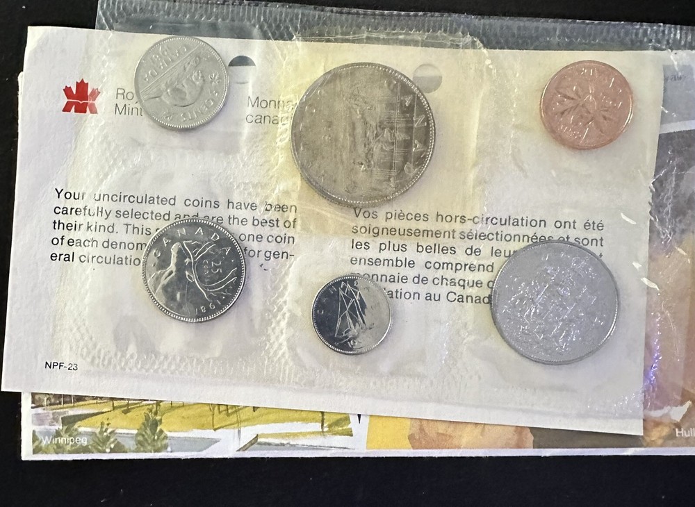 CANADA 1981 Royal Canadian Mint Uncirculated Proof Like Set