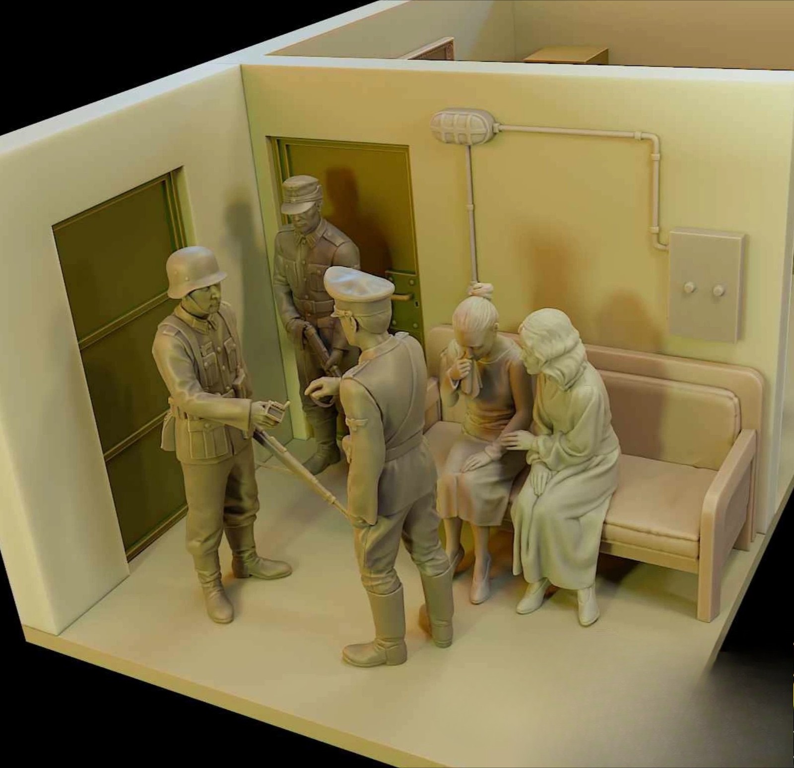 1/35 Scale WwII All Scenes of The Fall of The Empire Resin Model Kit