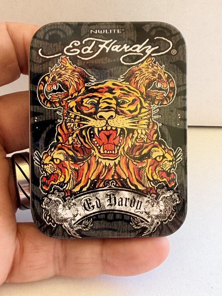 NEW ED HARDY "TIGER" COLLORFUL LIGHTER