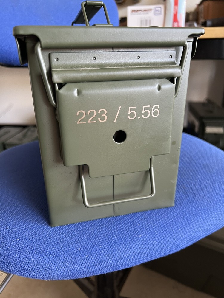 ammo can 50 cal. Engraved.