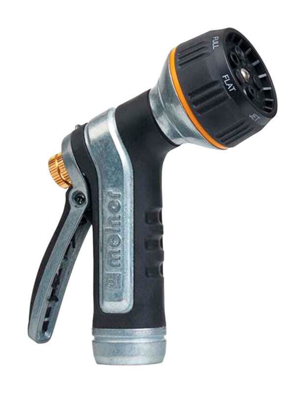 Melnor XT451 7 Pattern Adjustable Multi-Pattern Metal Heavy-Duty Hose Nozzle