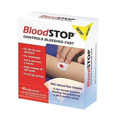 Bloodstop Hemostatic Gauze Controls Bleeding Fast10 Count