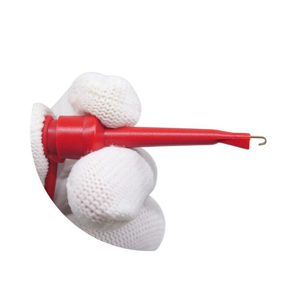 5PCS 4mm Stackable Banana Plug To Test Hook Clip Test Leads Mini Grabber Cable