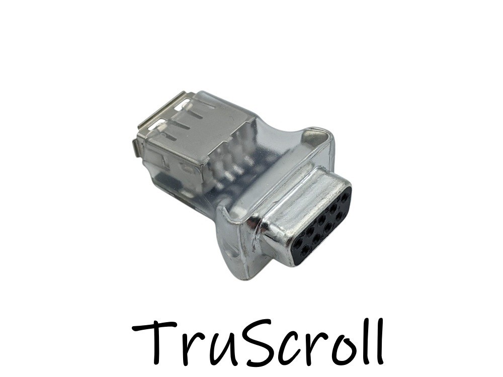 TruScroll - Amiga USB Mouse Adapter with working Scroll Wheel