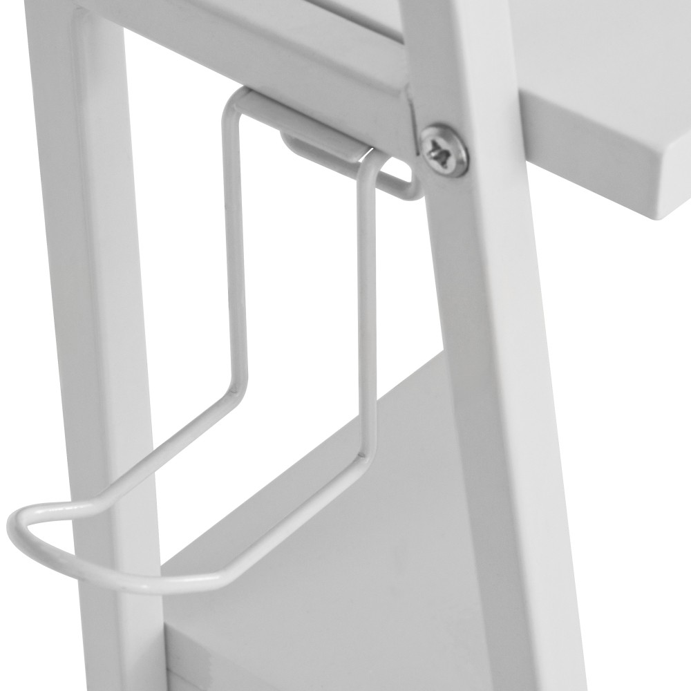 Study Computer Desk w/ Storage & Magnetic Whiteboard - Home Office Workstation