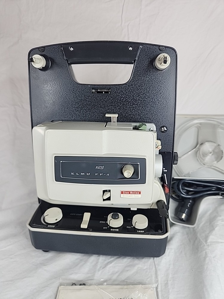 Elmo Fp-a 8mm Projector Vintage. Untested. Clean. K5