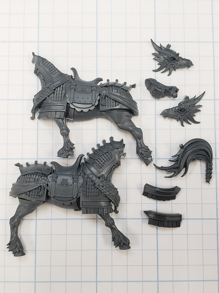 Warhammer Old World Cathay Bits Celestial Cities Gate Master Mount Horse