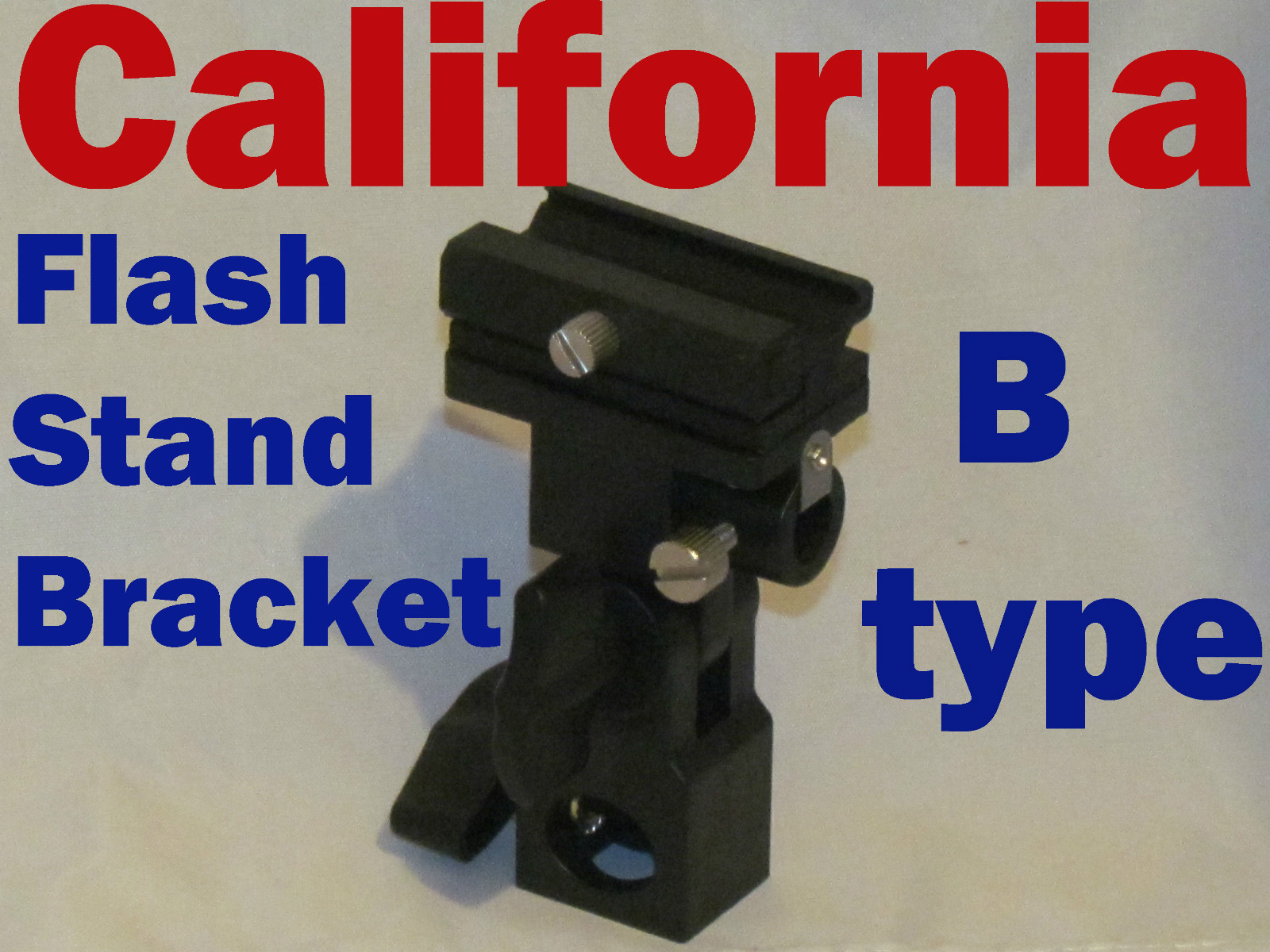 Universal hot Flash Shoe Umbrella Holder Swivel Light Stand Bracket B type DSLR