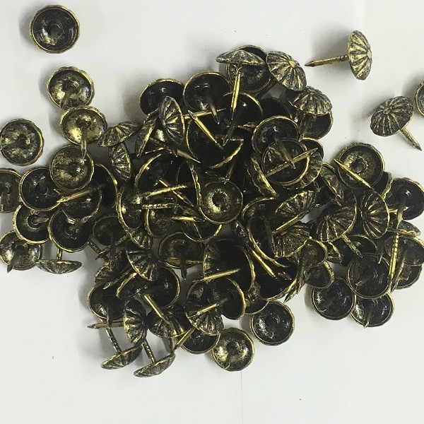 7/16" Oxford Flower Decorative Nail Upholstery Tacks (US112) 100-250-500-1000